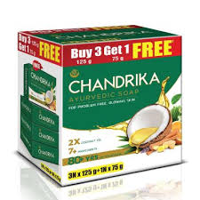 CHANDRIKA AVURVEDIC SOAP 3X125G